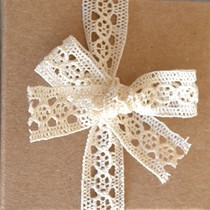 Rubans dentelle, jute, lin