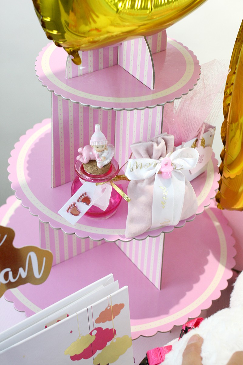 Table Baby Shower rose ou bleu Fêter & recevoir