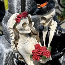 Table Halloween cimetière