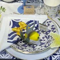 Table Dolce Vita Jaune et Bleu