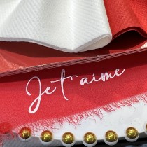 Table Love to love blanc et rouge