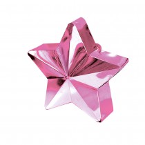 POIDS BALLON ÉTOILE 10CM 150G ROSE BRILLANT