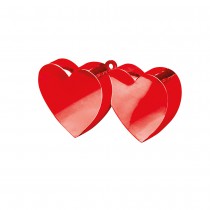 POIDS BALLON DOUBLE COEUR 170G ROUGE BRILLANT