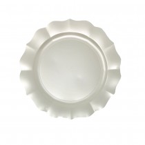 10 ASSIETTES 19 CM - BLANC PERLÉ