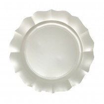 10 ASSIETTES 26 CM - BLANC PERLÉ