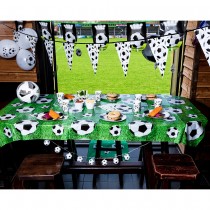10 ASSIETTES CARTON FOOTBALL VINTAGE 23CM BLANC