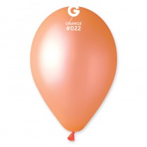 10 BALLONS EN LATEX DE 30CM - ORANGE FLU