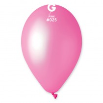 10 BALLONS EN LATEX DE 30CM - ROSE FLUO