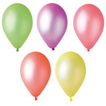 10 BALLONS FLUORECENTS BIO DIAM 30 CM