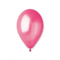 10 BALLONS MÉTALLISÉS FUCHSIA BIO 30 CM