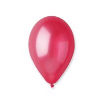 10 BALLONS MÉTALLISÉS ROUGE BIO DIAM 30