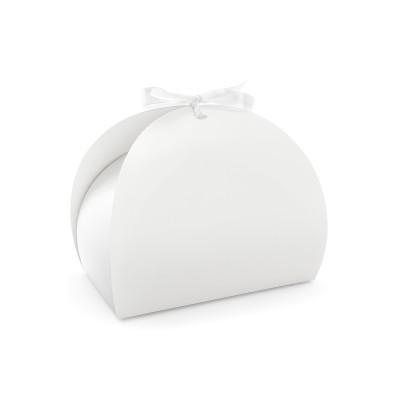 10 BOÎTES GÂTEAUX BLANC 16.5X14X9.5CM