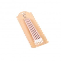 10 BOUGIES GÉANTES ROSE GOLD 15 CM