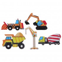 10 CONFETTIS BOIS TRAVAUX CHANTIER 6X4CM