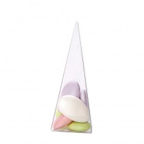 10 CORNETS TRANSPARENT H10CM