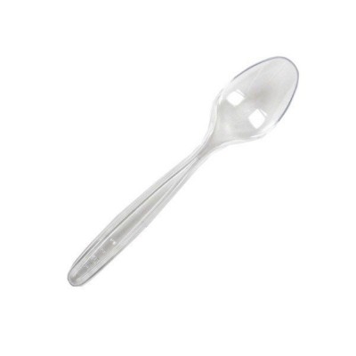 10 CUILLÈRES RÉUTILISABLES TRANSPARENT