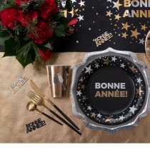 10 GOBELETS CARTON ANNÉE CHAMPAGNE 27CL OR