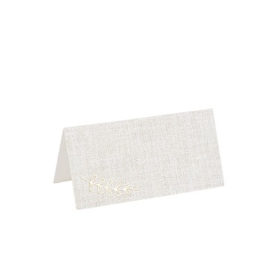 10 MARQUE-PLACES CARTON COMMUNION 8X4CM LIN