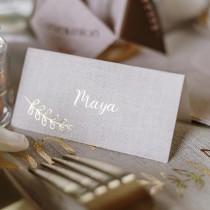 10 MARQUE-PLACES CARTON COMMUNION 8X4CM LIN