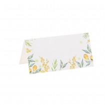 10 MARQUE-PLACES CARTON DOLCE VITA 8X4CM BLANC