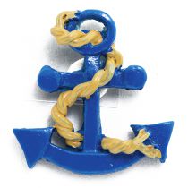 10 MINI ANCRES AVEC CORDAGE 3 CM