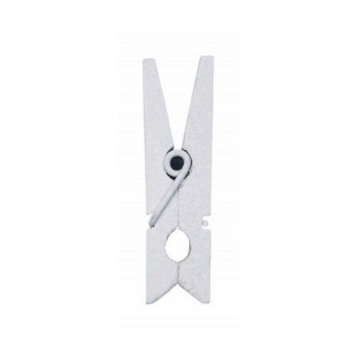10 MINI PINCES À LINGE 2.5CM BLANC