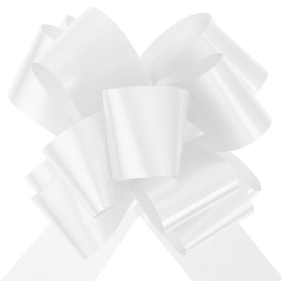 Nœud de Mariage Rapide Taille Moyenne x 50 – Blanc – Déco Voiture