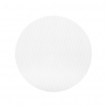 10 RONDS DE TULLE VOILE 24CM BLANC