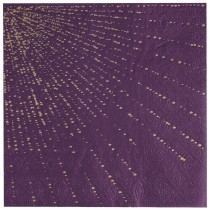 10 SERVIETTES PAPIER BULLES SCINTILLANTES 33X33CM