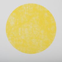 10 SETS DE TABLE RONDS - JAUNE
