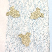 100 CONFETTIS BODY 3CM BÉBÉ CIEL