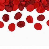 100 PÉTALES ROSE ARTIFICIELLE RÉUTILISABLE ROUGE