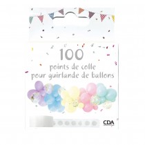 100 POINTS DE COLLE ACCROCHE BALLONS