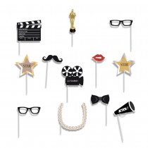 12 ACCESSOIRES PHOTOBOOTH CINÉMA