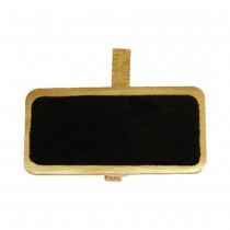 12 ARDOISES SUR PINCE 4X2CM OR
