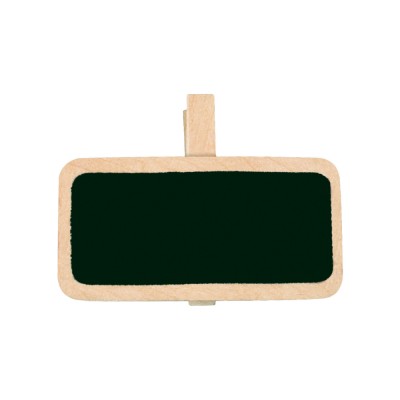 12 ARDOISES SUR PINCE NATUREL 4 X 2 CM