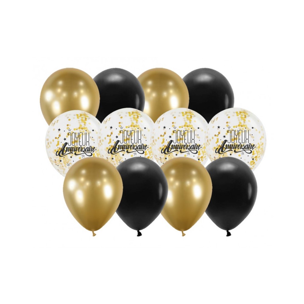 Ballons en latex anniversaire