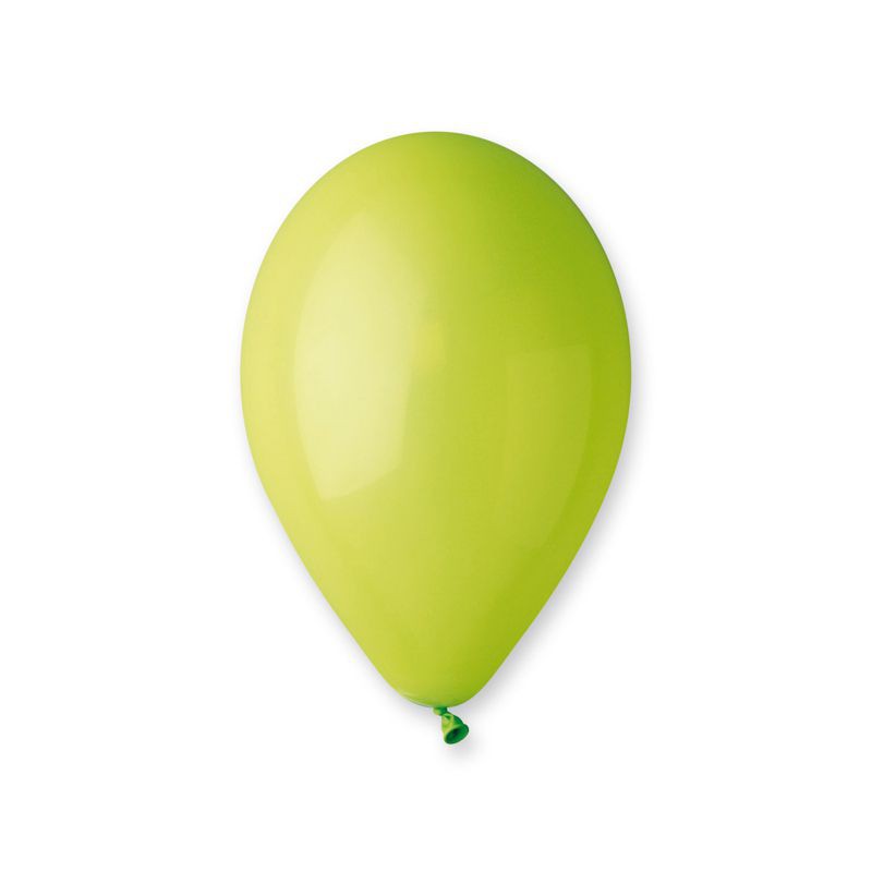 10 BALLONS LATEX BIO 33CM VERT CLAIR