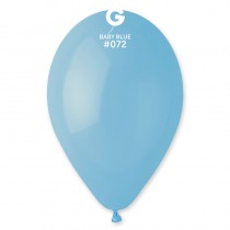 12 BALLONS STANDARD BLEU BÉBÉ DIAM 30 CM