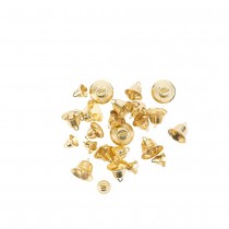 12 CLOCHETTES MÉTAL 1.5-2CM OR