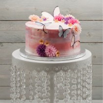 12 FLEURS POMPONS COMESTIBLES EN AZYME