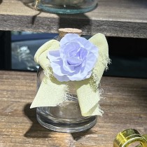 12 ROSES PAPIER DÉCORATIF ADHÉSIF 3.5CM LILAS