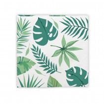 12 SERVIETTES PAPIER EXOTIQUE PARTY 33CM VERT