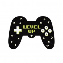 12 SERVIETTES PAPIER MANETTE GAMER 11.5X16CM NOIR