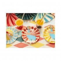 12 SERVIETTES PAPIER PHOQUE BALLON CIRQUE 11X17CM