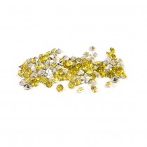 120 STRASS DÉCO DIAMANT 0.5X0.8X0.8CM OR