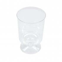 15 VERRES À PIED 10CL TRANSPARENT