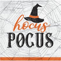 16 SERVIETTES COCKTAIL HOCUS POCUS 2 PLIS