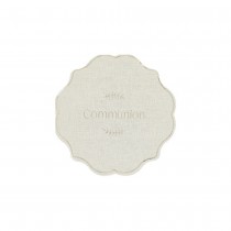 16 SERVIETTES PAPIER COMMUNION 31.5CM LIN