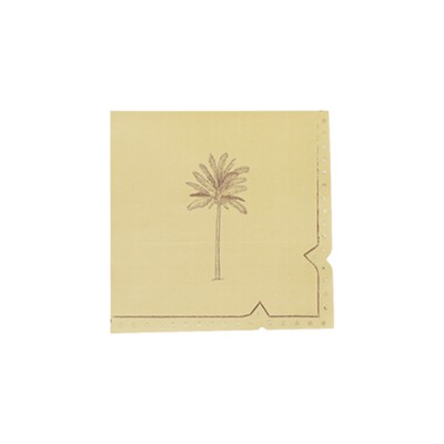 16 SERVIETTES PAPIER PARFUM D\'ORIENT 33CM CRÈME